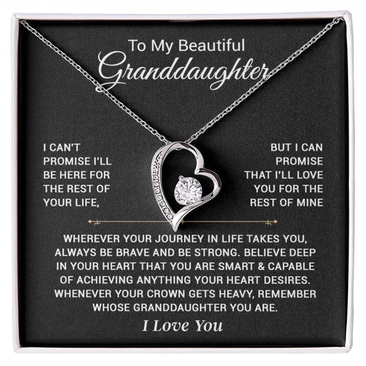 To My Granddaughter Necklace, Granddaughter Gift from Grandpa, Christmas Gift 8_11