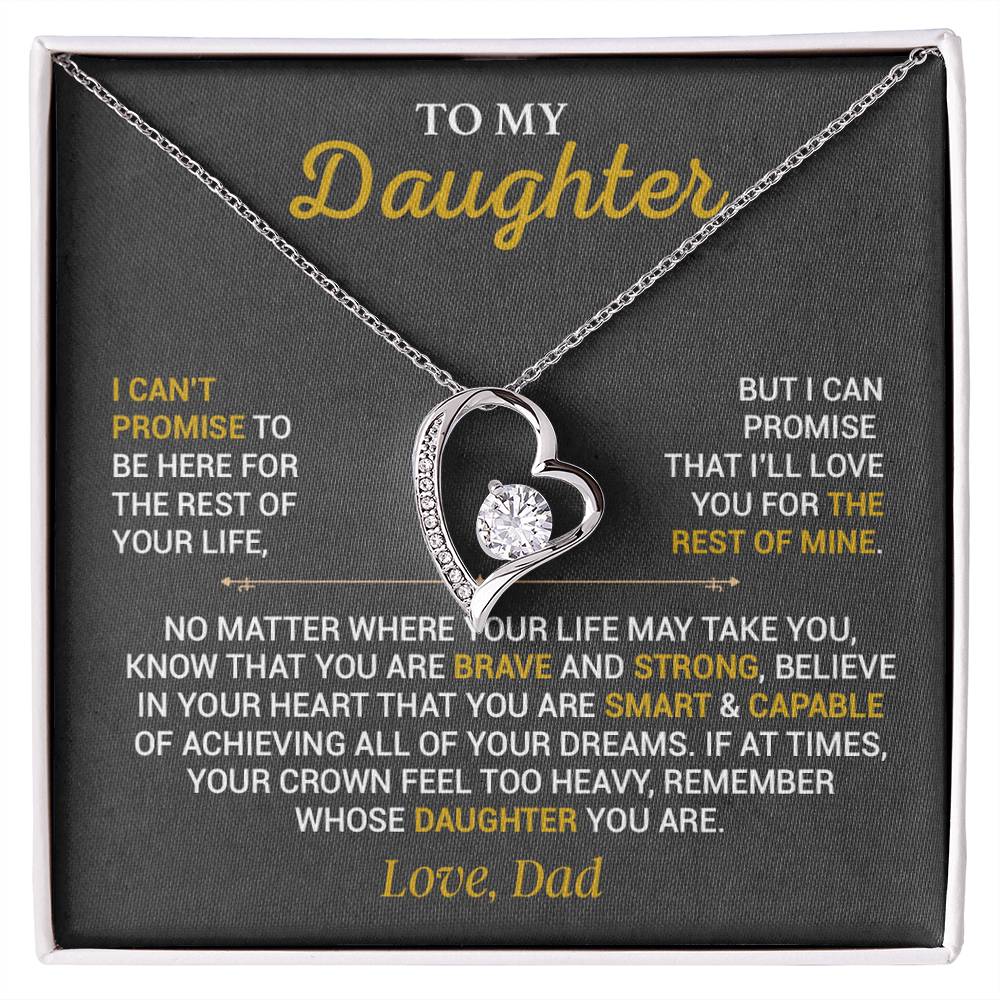 To My Daughter Necklace, Gift for Daughter from Dad,Daughter Father Necklace 7_10