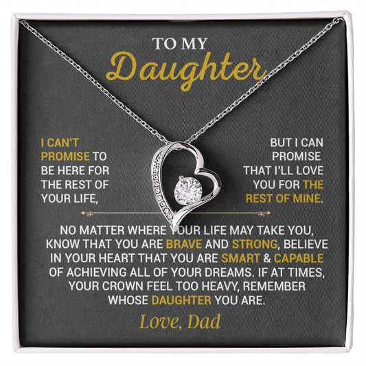 To My Daughter Necklace, Gift for Daughter from Dad,Daughter Father Necklace 7_10