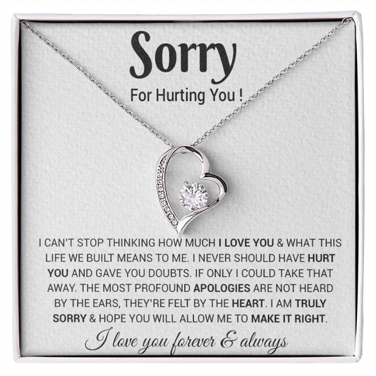 I'm Sorry Necklace Gifts, Apology Gifts For Her, Forgiveness Gift, Wife Gift 6_9