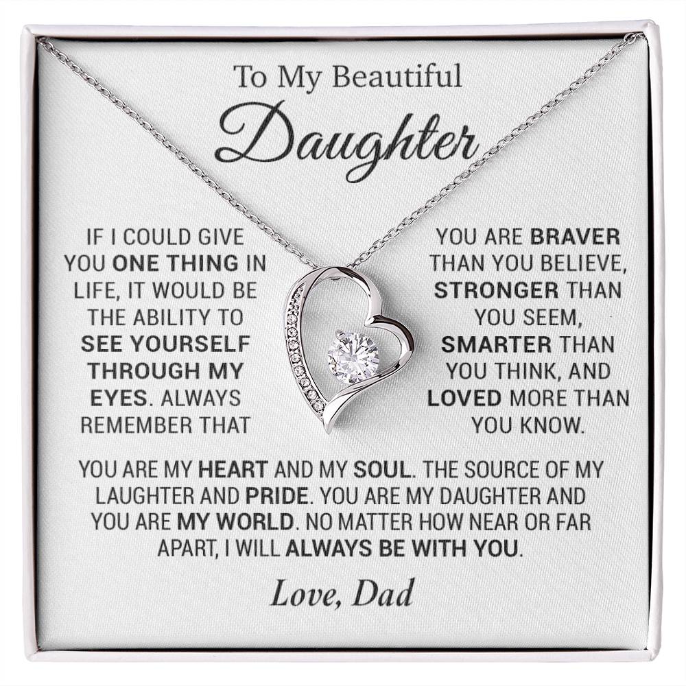 To My Daughter Necklace, Daughter Father Necklace, Daughter Gift From Dad 7_12