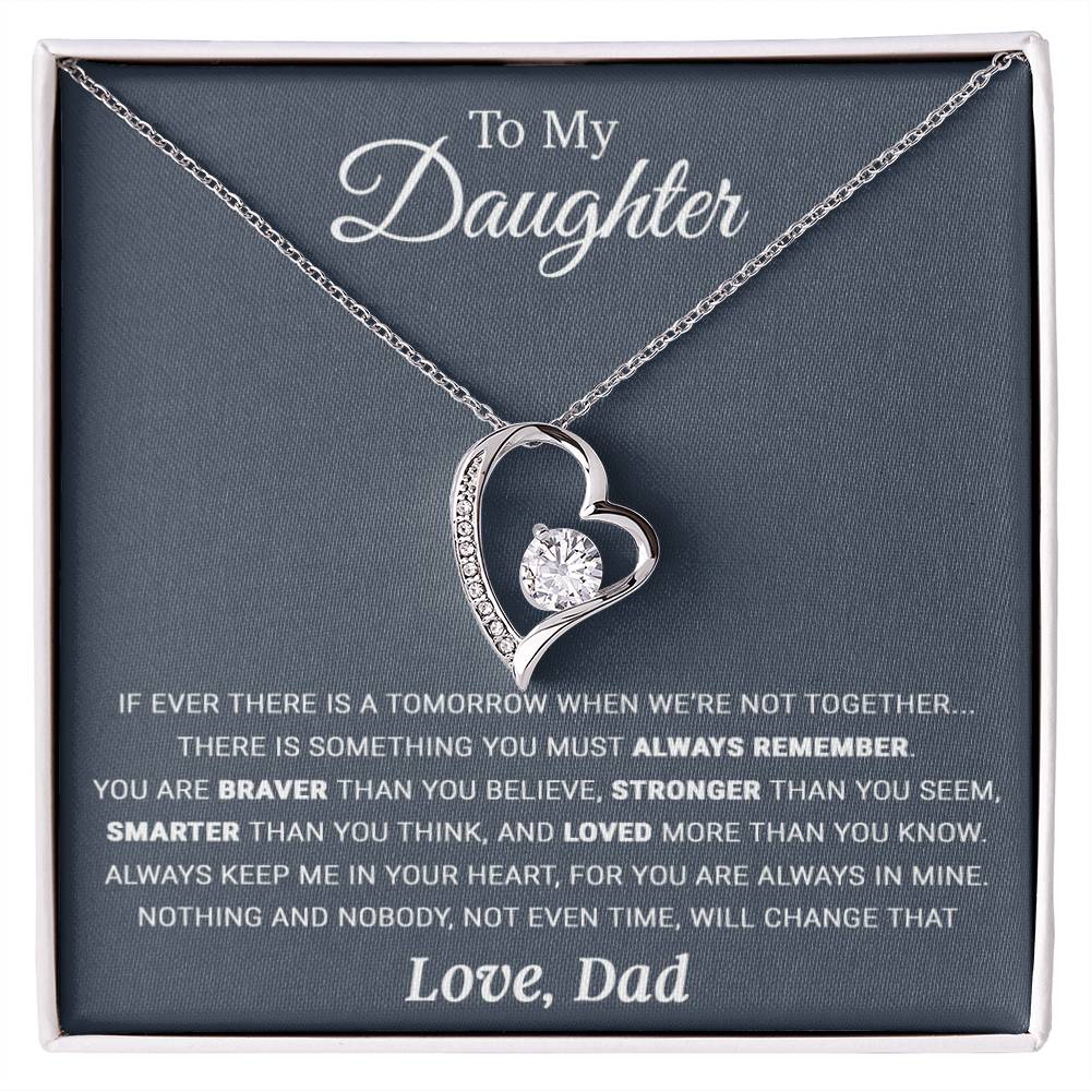 To My Daughter Necklace, Daughter Father Necklace, Daughter Gift From Dad 25_11