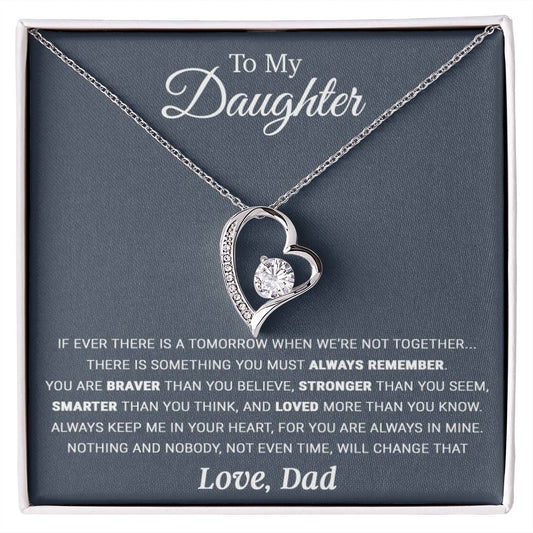 To My Daughter Necklace, Daughter Father Necklace, Daughter Gift From Dad 25_11