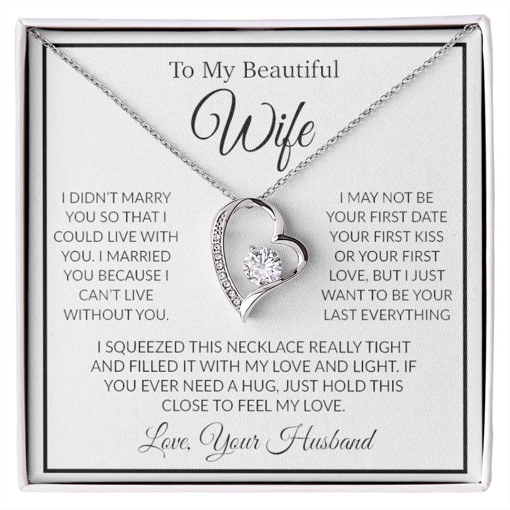 To My Wife Necklace, Gift For Her, Gift For Wife, Wife Jewelry, Christmas Gift 16_1