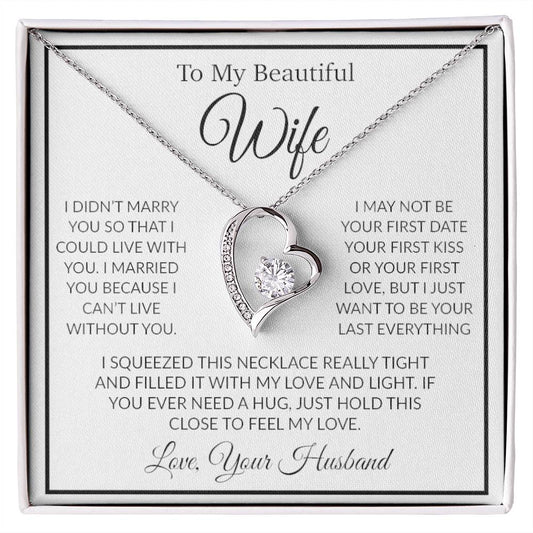 To My Wife Necklace, Gift For Her, Gift For Wife, Wife Jewelry, Christmas Gift 16_1