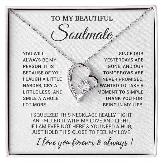 To My Soulmate Necklace, Christmas, Valentine Gift For Her, Gift For Soulmate 29_3