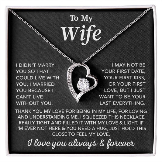 To My Wife Necklace, Gift For Wife, Anniversary Gift, Wife Birthday Gift For Her 2_1