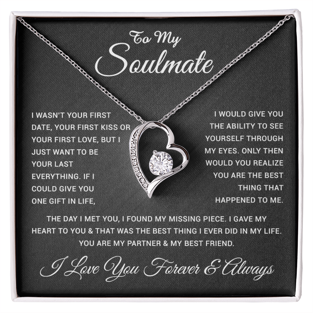 To My Soulmate Necklace, Gift For Soulmate, Anniversary Gift, Birthday Gift 28_4