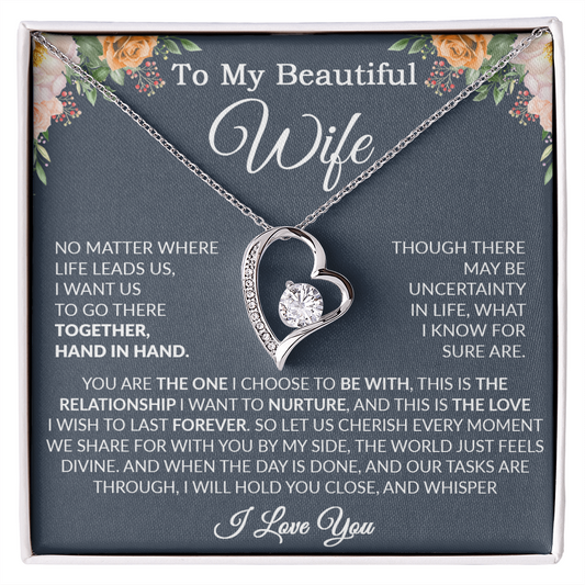 To My Wife Necklace, Wife Gift From Husband, Wife Husband Necklace, Christmas Gift 7_9