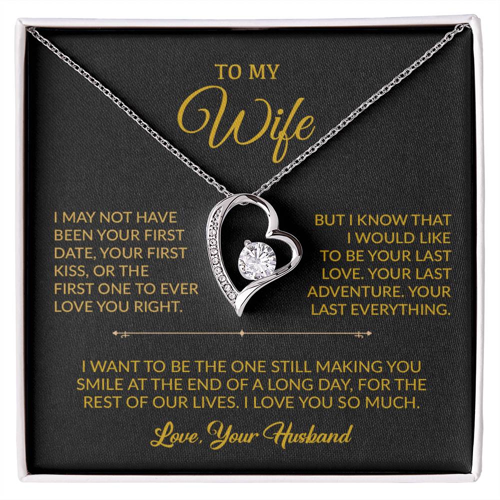 To My Wife Necklace, Gift For Wife, Anniversary Gift For Wife, Necklace For Wife