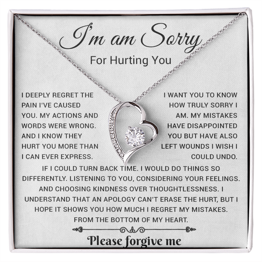 I'm Sorry Gift For Wife Necklace, Sorry Gift for Girlfriend, Forgiveness Gift For Her 25_5