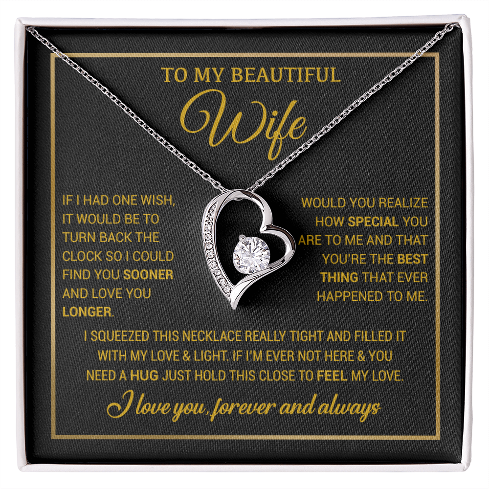 To My Wife Necklace, Christmas Gifts For Women, Anniversary Gift For Wife 19_11