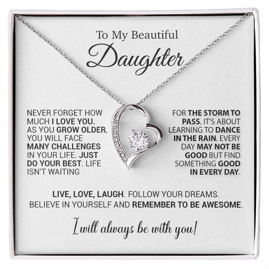 To My Daughter Necklace, Daughter Gift from Mom Dad, Birthday Christmas Gift 25_10