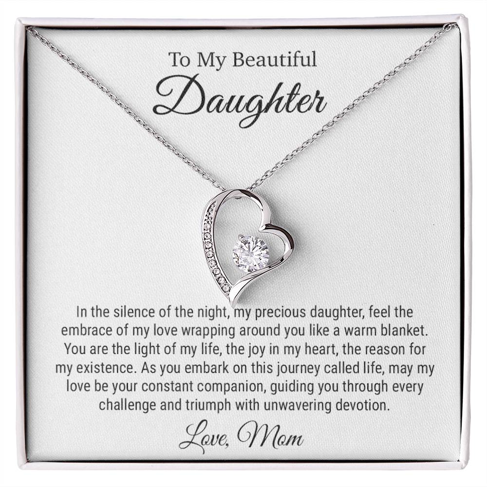To my Daughter Necklace, Mother Daughter Gift, Gift for Daughter from Mom