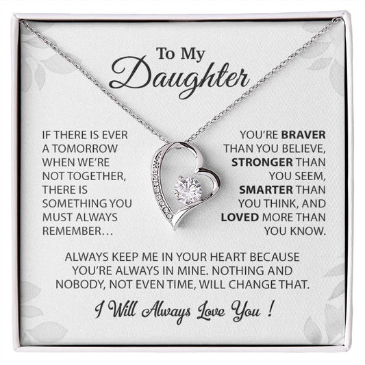 To My Daughter Necklace, Pendant Gift from Dad, Daughter Birthday Holiday Christmas Gift 20_9
