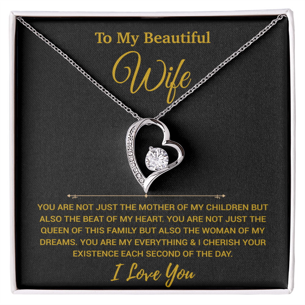 To My Wife Necklace, Christmas Gifts For Women, Anniversary Gift For Wife 20_11_Gold
