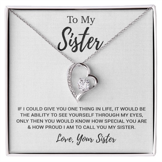 To My Sister Necklace, Brother to Sister, Birthday gift For Sister from Brother 11_3