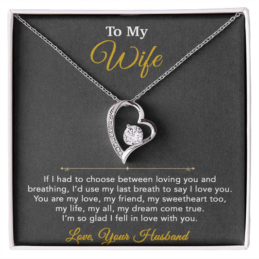To My Wife Necklace, Wife Gift from Husband, Wife Birthday Gift, Christmas Gift 6_1