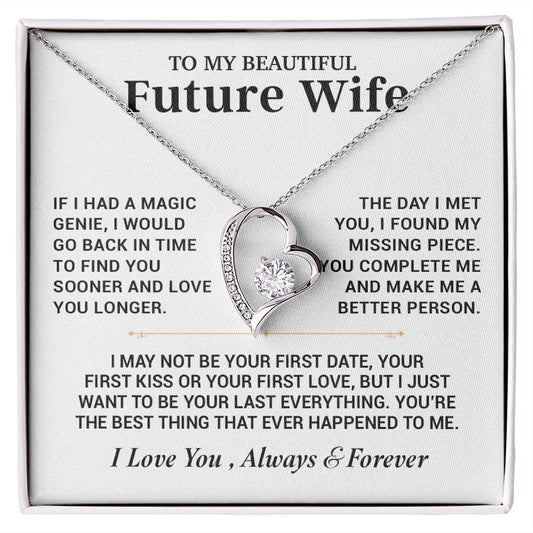 To My Beautiful Future Wife Necklace, Anniversary Birthday Christmas Gift for Her 22_7