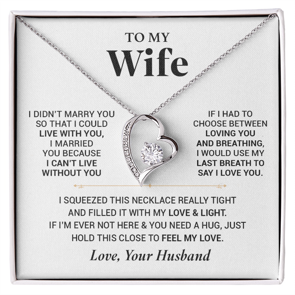 To My Wife Necklace, Christmas Gift For Wife, Christmas Gifts For Her, Wife Gift 20_7