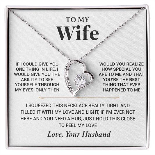 To My Wife Necklace, Christmas Gift For Wife, Christmas Gifts For Her, Wife Gift_NEW