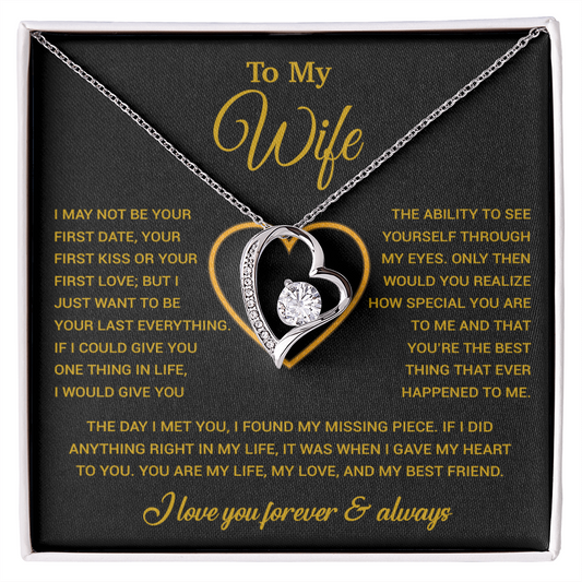 To My Wife Necklace, Christmas Gifts For Women, Anniversary Gift For Wife 29_12_Gold