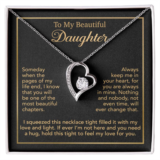 To My Daughter Necklace, Gift For Daughter From Dad, Daughter Father Necklace 14_11