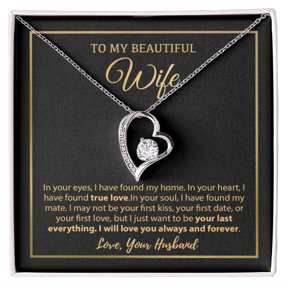 To My Wife Necklace, Christmas Gifts For Women, Anniversary Gift For Wife 18_12