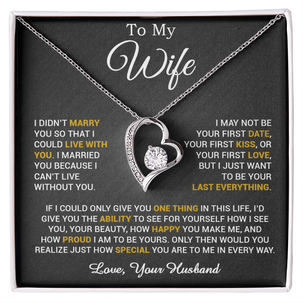 To My Wife Necklace, Gift For Wife, Anniversary Gift For Wife, Necklace For Wife 2_6