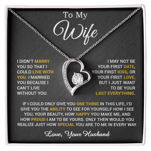 To My Wife Necklace, Gift For Wife, Anniversary Gift For Wife, Necklace For Wife 2_6