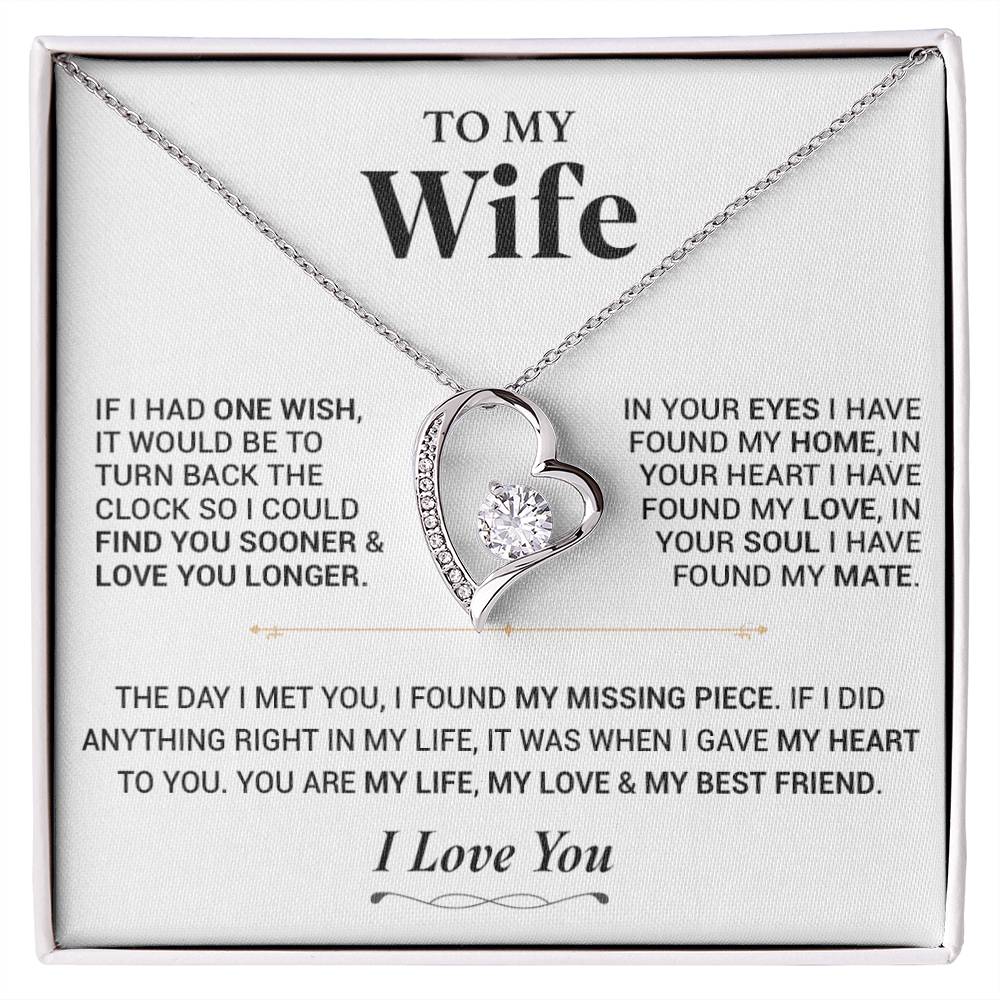 To My Wife Necklace, Anniversary Gift For Wife, Wife Birthday, Gift For Wife 19_7