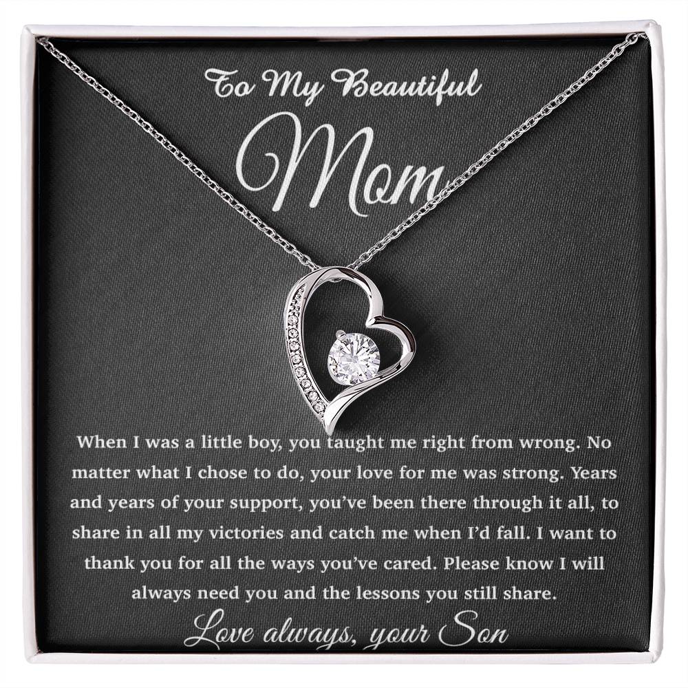 To My Mom Necklace, Gift For Mom From Daughter, Mother's Day Gifts 26_4