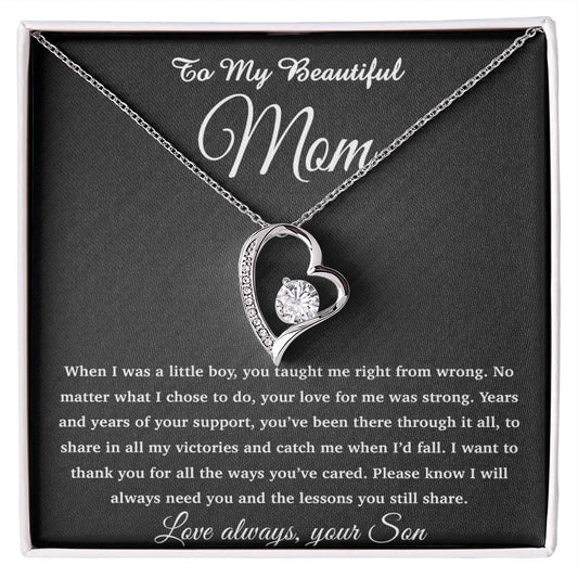 To My Mom Necklace, Gift For Mom From Daughter, Mother's Day Gifts 26_4