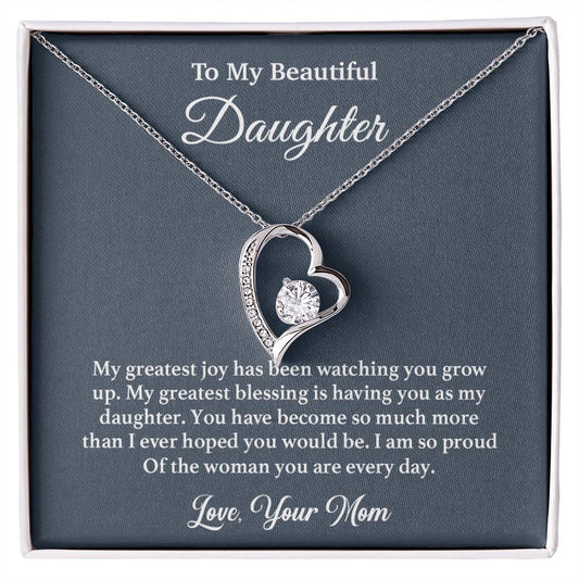To My Daughter Necklace, Daughter Mother Necklace, Daughter Gift From Mom 24_4