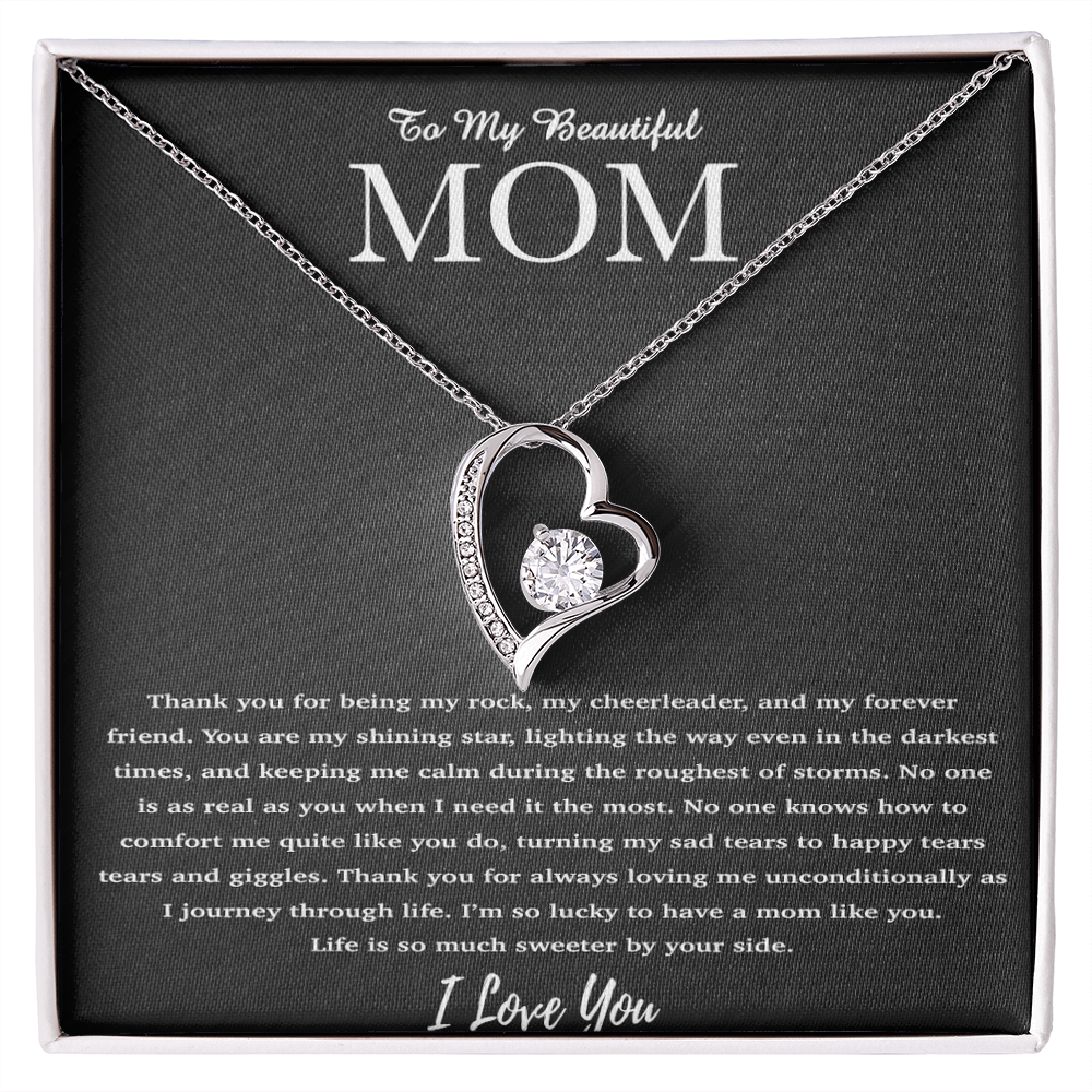 To My Mom Necklace, Gift For Mom From Daughter, Mother's Day Gifts 24_4