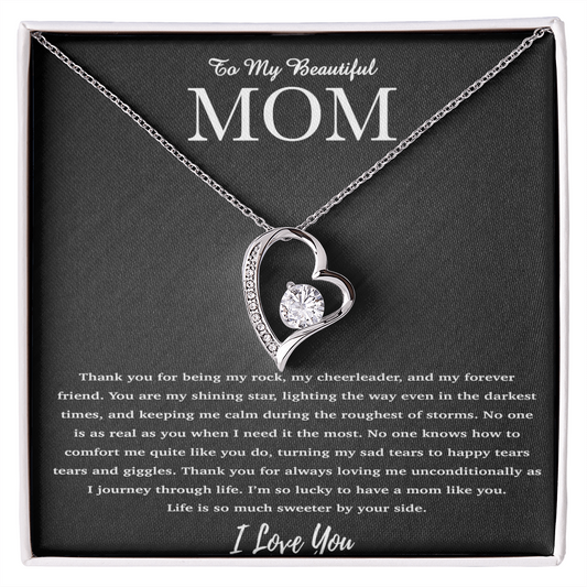 To My Mom Necklace, Gift For Mom From Daughter, Mother's Day Gifts 24_4