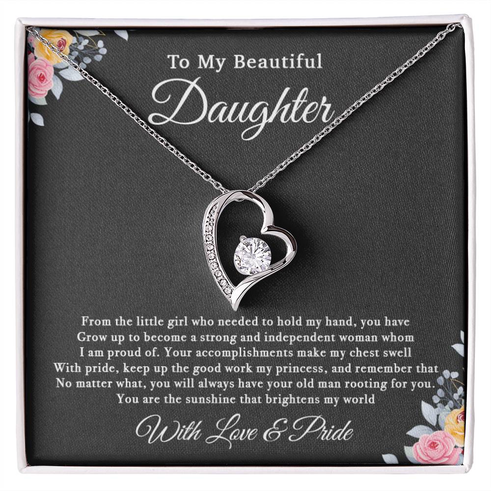 To My Daughter Necklace, Daughters Birthday, Unique, Grown Up Daughter