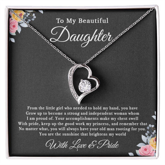 To My Daughter Necklace, Daughters Birthday, Unique, Grown Up Daughter