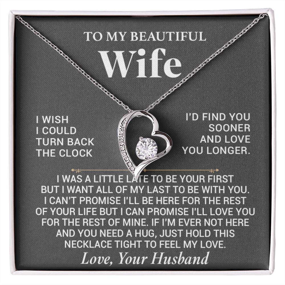 To My Wife Necklace, Anniversary Gift For Wife, Wife Birthday, Gift For Wife88