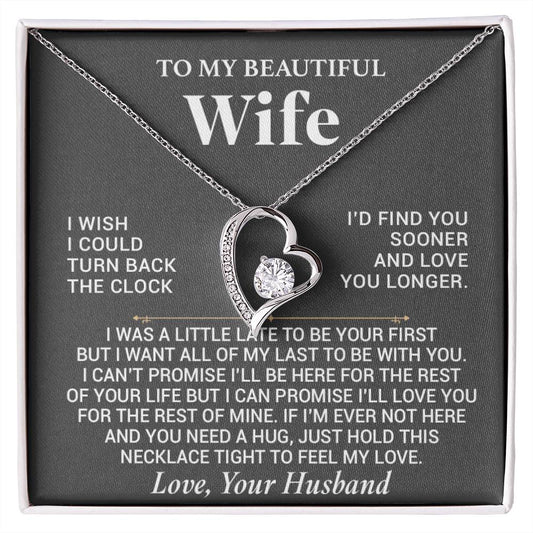 To My Wife Necklace, Anniversary Gift For Wife, Wife Birthday, Gift For Wife88