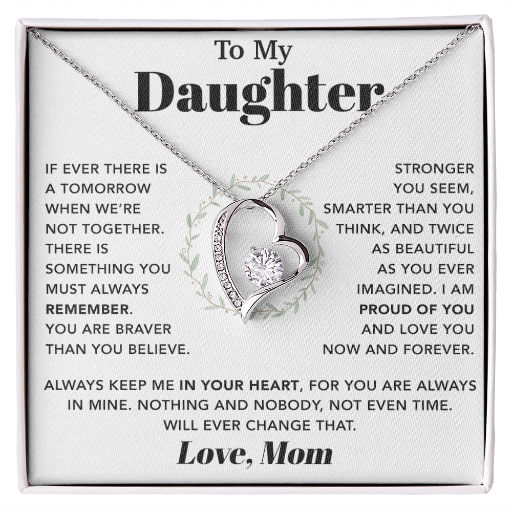 To My Daughter Necklace, Gift for Daughter from Mom And Dad, Mother Daughter Necklace 6_10