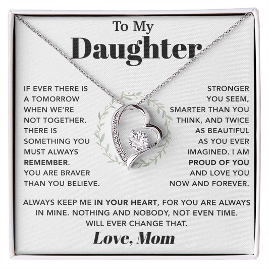 To My Daughter Necklace, Gift for Daughter from Mom And Dad, Mother Daughter Necklace 6_10