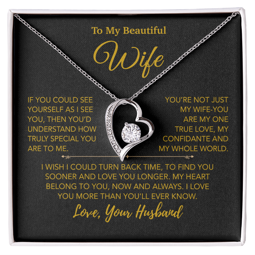 To My Wife Necklace, Vanlentines Gifts For Women, Anniversary Gift For Wife 28_12_Gold