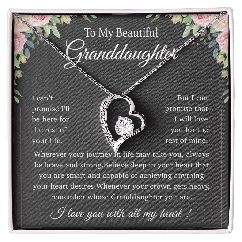 To My Granddaughter Necklace, Granddaughter Gift from Grandpa, Christmas Gift 22_11