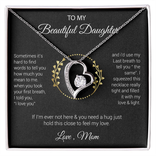 To My Beautiful Daughter Gift For Daughter From Mom, Daughters Birthday
