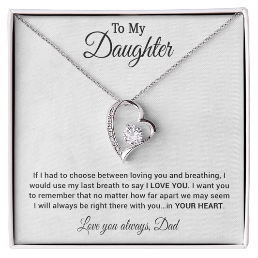 To My Daughter Necklace, Daughter Father Necklace, Daughter Gift from Dad 30_4