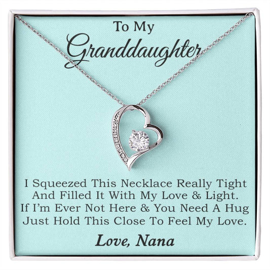 To My Granddaughter Necklace, Granddaughter Gift, Gifts for Granddaughters, Granddaughter Necklace 31_10