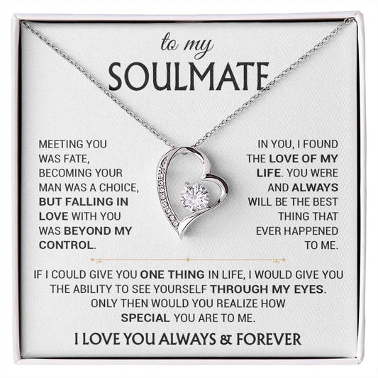 To My Soulmate Necklace, Soulmate Gift, Gift For Girlfriend, Christmas Gift 11_12