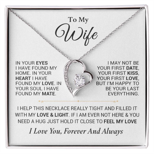 To My Wife Necklace, Anniversary Gift For Wife, Wife Birthday, Gift For Wife 24_7