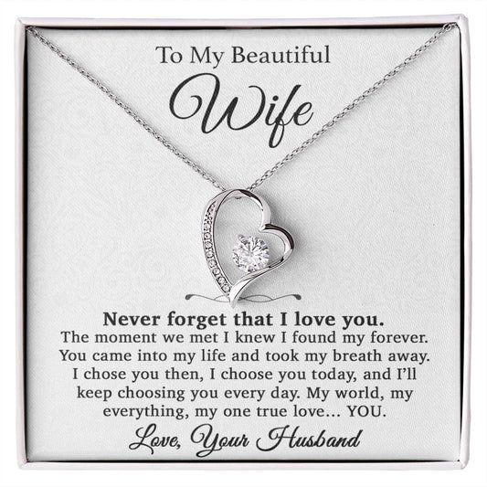 To My Wife Necklace, Gift For Wife, Anniversary Gift For Wife, Christmas Gifts 1_4